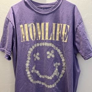 Slyfox threads x Krista Horton collab mom life tee